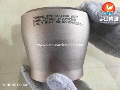 China Codo del reductor de las colocaciones SB122 SB466 de la tubería de acero de la soldadura de extremo B122/B466 de ASTM en venta