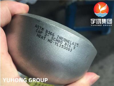China Butt Weld Fittings SB366 Inconel 625 ( UNS N06625 ) 600 825 CAP for sale