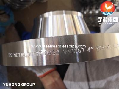 China ASTM A462 Alloy Al6XN / UNS N08367 WNRF Flange Nickel Alloy Flanges for sale