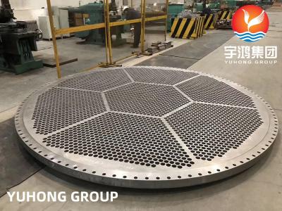China STEEL BAFFLE PLATE FLANGES F304, F316L TUBESHEET,DISC FOR HEAT EXCHANGER for sale