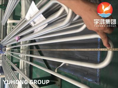 China Equipamento de processo químico NDT do tubo da curvatura de UNS NO6625/Din 2.4856/ASTM B444 Inconel 625 U disponível à venda