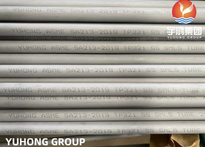 China ASTM A213 TP321, 1.4541 Seamless Stainless Steel Boiler Tubes Pickled And Annealed for sale