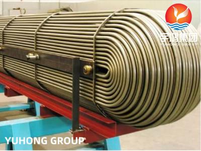 China Tubo inconsútil del cambiador de calor del tubo de la curva en U de la aleación de cobre de ASTM B111 UNS C68700 en venta