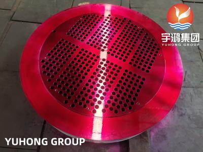 China Folha de tubo de aço inoxidável F304L para trocador de calor de concha e tubo à venda