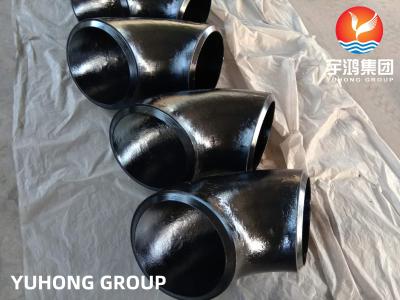 China ASTM A234 WPB-S LR ELBOW CARBON STEEL BUTT WELD PIPE FITTING B16.9 for sale