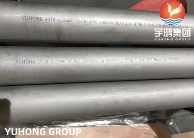 China ASTM A790 A789 S31803 1.4462 S32750 1.4410 (Super) Duplex Stainless Steel Pipe for sale