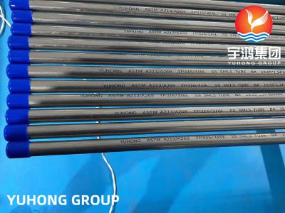 China Tubos de aço inoxidável, recozido brilhante, ASTM A213/ASTM A269 TP304/304L TP316/316L 19,05 x 1,65 X 6096MM à venda