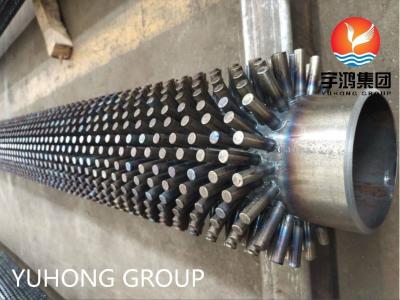China ASTM A335 P11 Finned Tube Carbon Steel Tube With Studded Fin High-Temperature Heat Exchanger for sale