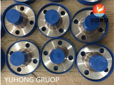 China ASTM B151 C70600 Copper Nickel Alloy Forged Flange SCH80 CL150 Weld Neck Rised Face B16.5 for sale