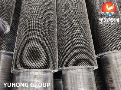 China HFW Serrated Finned Tube , ASTM A210 / ASME SA210 GR.A Carbon Steel Finned Tube for sale