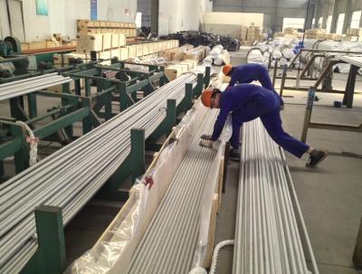 China Stainless Steel Seamless Tube, ASTM A213 TP310S/310H, 25.4 x 2.11 x 6096mm, pickled, annealed, wooden case packing . for sale