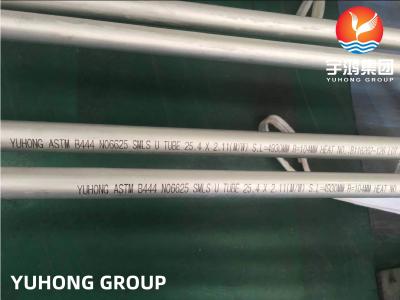 China ASTM B444 Inconel 625 UNS N06625, Din 2.4856, U Bend Tube Chemical Process Equipment Te koop
