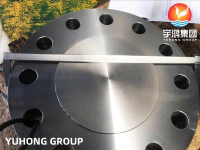China ASTM A182 F22 UNS K21590 BLIND FLANGE ALLOY STEEL RF FACE B16.5 for sale