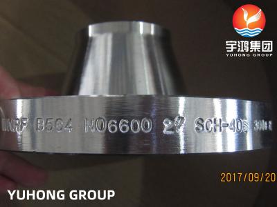 China ASTM B564/ASME SB564 WN RF INCONEL 600/N06600 gesmeed NIKKEL ALLOY staal flens Te koop