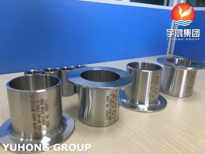 China SS Butt Weld Fitting Stub Ends , Flange lap joint in welding , MSS SP-43 Type A , Type B , B16.9 for sale