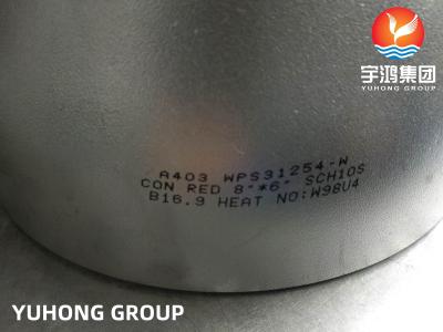China ASTM A403 WPS31254-W, 254SMO Stainless Steel Butt Weld Fittings Concentric Reducer B16.9 for sale