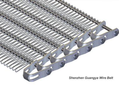 中国 ステンレス鋼316の金網ベルトの螺線形ワイヤー コンベヤーのU式のチェーン ドライブ 販売のため