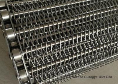 China Stainless Steel Chain Mesh Conveyor Belt Lifting G80 Argon Welding Simple Design for sale