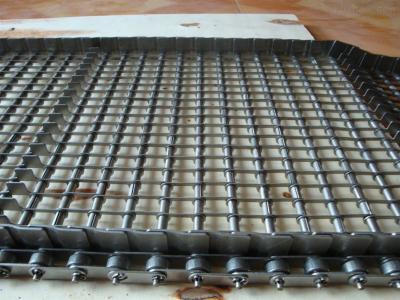 China Industry Driving Type Metal Mesh Conveyor Belt Spiral 35 * 50mm For Furnace ISO9001 for sale
