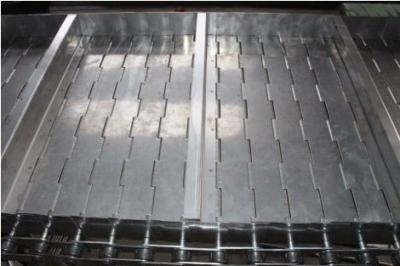 China Chain Metal Food Conveyor Belt Plate Type Strong Tension Full Customzied for sale