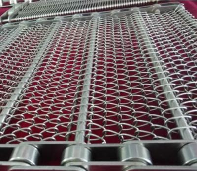 China 304 / 201 Stainless Steel Mesh Belt Heat Resistant High Precision ISO9001 for sale