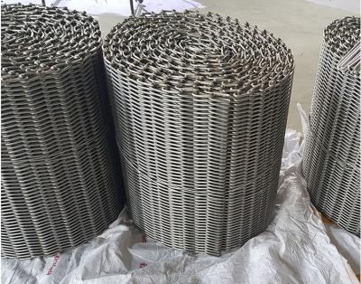 China La superficie lisa de la malla de alambre de la banda transportadora del horno de resistencia de desgaste crea para requisitos particulares en venta