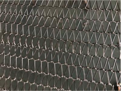 Китай Конвейерная лента металла обезвоживания, конвейерная лента нержавеющей стали с большой сетью шарика продается