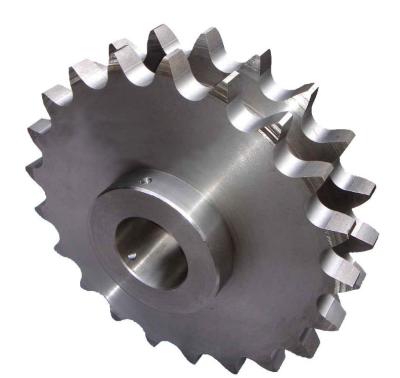 China Machined Double Pitch Sprocket For Industries Bad Condition Resistance for sale