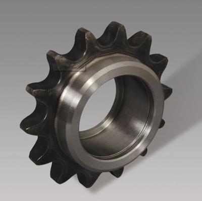 China Stainless Steelball Bearing Idler Sprocket , Precise Metric Roller Chain Sprockets for sale