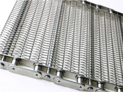 China Food Processing Wire Mesh Conveyor Chain , Sprocket Drive Stainless Steel Chain for sale