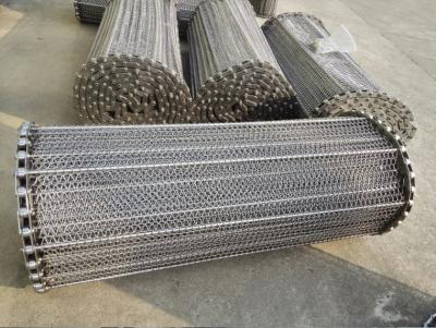 China Stainless Steel Wire Conveyor Belts Acid Proof For Meat / Tortilla Processing for sale