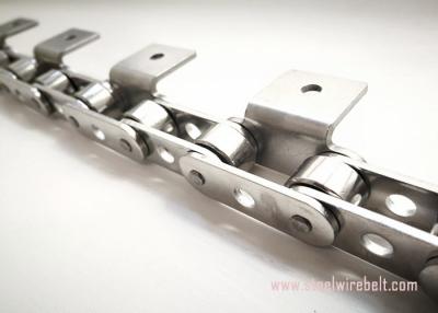 China Durable Roller Stainless Steel Conveyor Chain High Frequency Quenching for sale