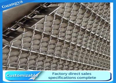 China 25mm Pitch 316L Stainless Steel Weave Belt ISO9001 For Food for sale