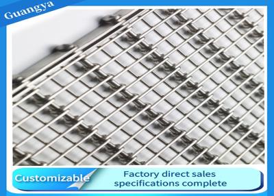 China 25.40mm Pitch JIS SUS304 Eye Link Conveyor Belt For Food Freezing for sale
