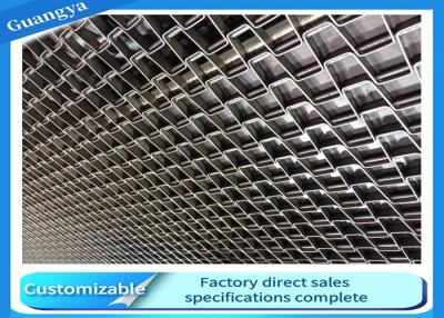 China ANSI de SS316 27.3m m Rod Honeycomb Conveyor Belt para la transformación de los alimentos en venta