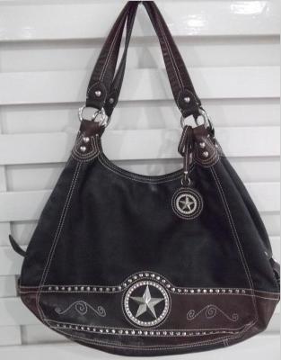 China 2014 Western Style Star Studded Rhinestone Checkered Tote Handbag Bag Purse Aqua for sale