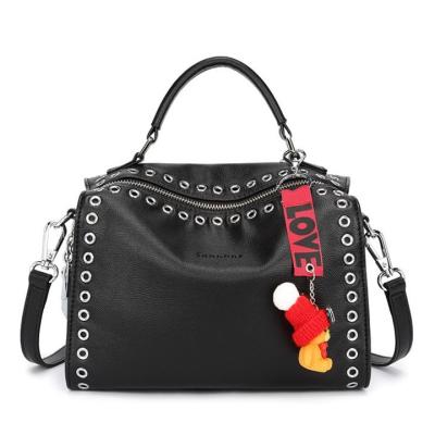 China PU Pandora Bag Faux Leather  Handbags with Rivets Fashion Wholesale Shoulder Bags for sale