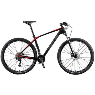 China Black Red SHIMANO DEORE Mountain Bike , 27 Speed DECK2.0 Sava Carbon Mtb for sale