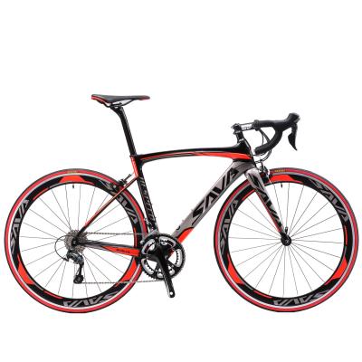 China Black Red Sava Road Bike 700c 150kg Load Capacity CE certificate for sale