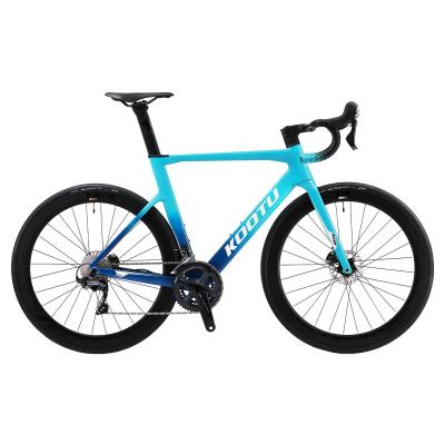 Китай Гидравлический велосипед дороги Kootu тарельчатого тормоза, черный голубой велосипед дороги 22 скоростей продается
