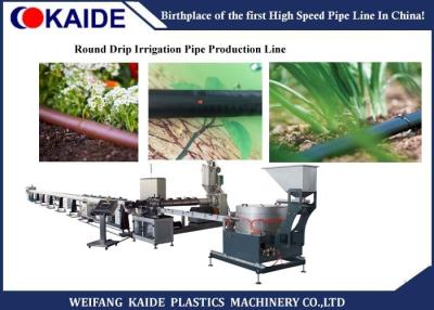 China 80m/min Round Drip Irrigation Tube Extrusion Line For PE Drip Pipe ISO Approved for sale