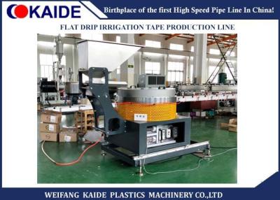China PC Dripper Flat Drip Irrigation Tape Making Machine / Plastic Pipe Production Line for sale