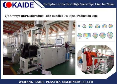 Chine Chaîne de production de tuyau de PE de KAIDE 2 manières 4 manières 7 paquets de Microduct de manière faisant la machine à vendre