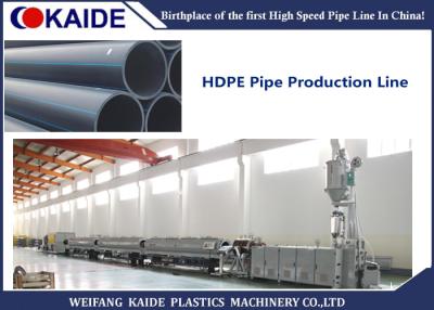 China 110mm-315mm  HDPE Pipe Making Machine/ 315mm HDPE Pipe Extruder Machine KAIDE for sale