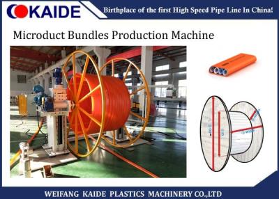 China Micro Duct Pe Pipe Production Line 7mm /4mm 10mm /6mm 12mm /8mm 14mm /12mm for sale