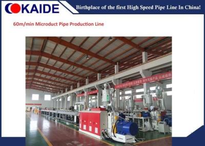 China Cadena de producción micro del tubo del conducto PE de la telecomunicación 7/3.5 velocidad de 14/10m m en venta