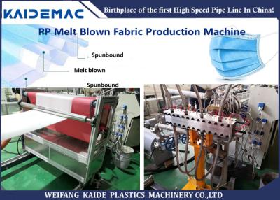 China 15m / Min Melt Blown Machine , Non Woven Fabric Making Machine Long Life for sale