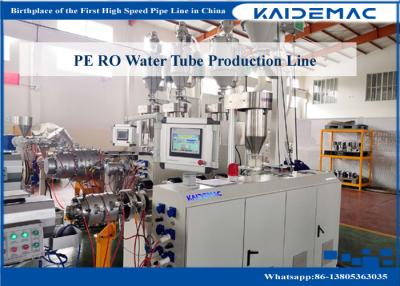 China Remote 3/8 Inch PE Water Purifier Pipe Production Machine for sale