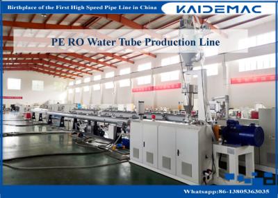 China AC Motor RO 1/4 Inch PE Water Filter Tube Making Machine for sale