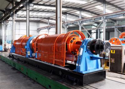 China Al Wire Copper Wires Tubular Stranding Machine , NSK Bearing Cable Twisting Machine for sale
